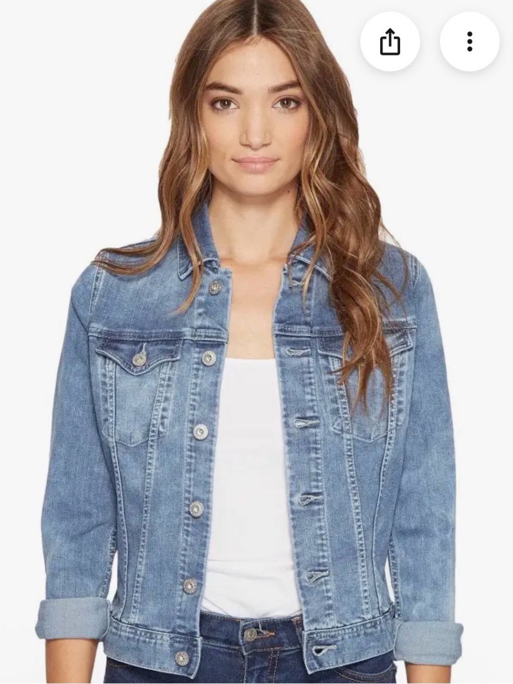 AG Adriano Goldschmidt fitted Denim Jacket - EUC Retails $265
